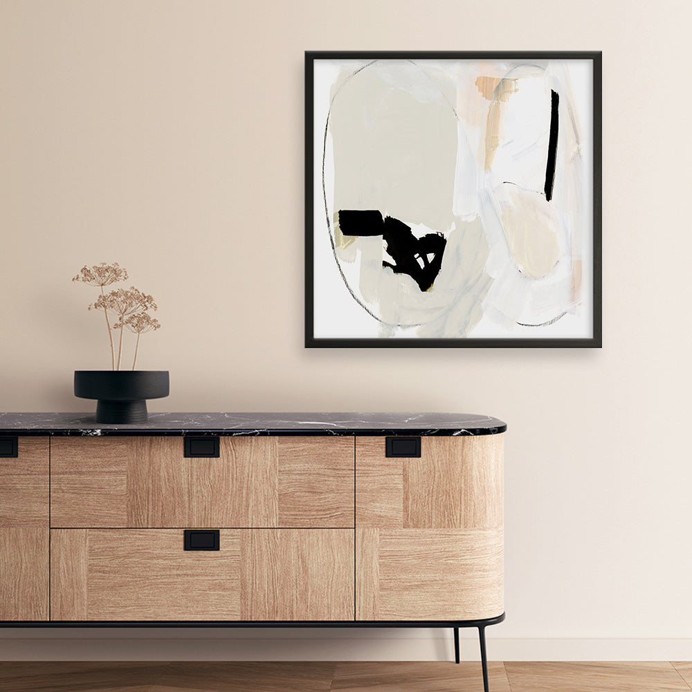 Shop Apart (Square) Art Print a painted abstract themed wall art print from The Print Emporium wall artwork collection - Buy Australian made fine art painting style poster and framed prints for the home and your interior decor room, TPE-DH-197-AP