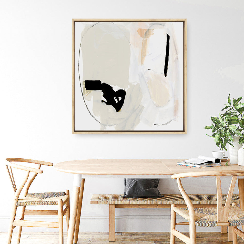 Shop Apart (Square) Canvas Print a painted abstract themed framed canvas wall art print from The Print Emporium artwork collection - Buy Australian made fine art painting style stretched canvas prints for the home and your interior decor space, TPE-DH-197-CA-40X40-NF
