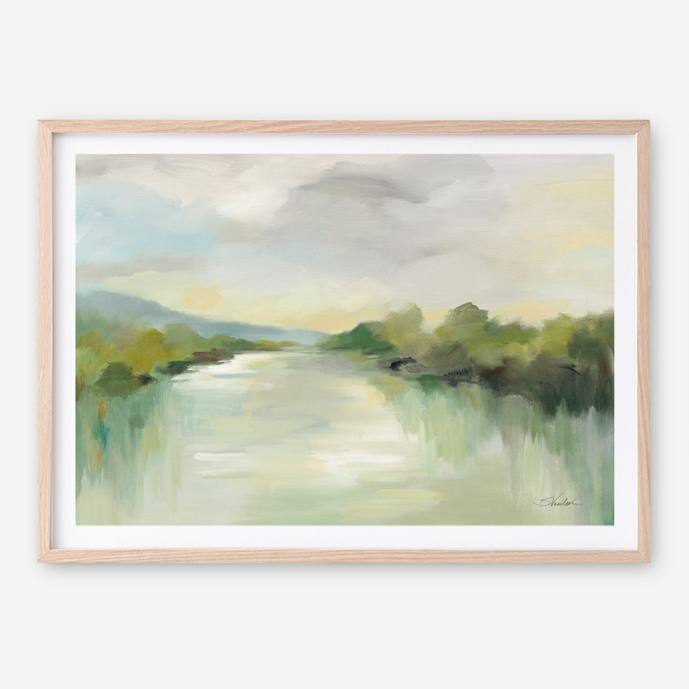 Shop April River Art Print a painted abstract themed wall art print from The Print Emporium wall artwork collection - Buy Australian made fine art painting style poster and framed prints for the home and your interior decor room, TPE-WA-70140-AP
