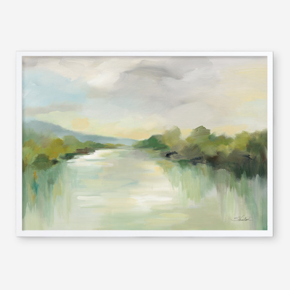 Shop April River Art Print a painted abstract themed wall art print from The Print Emporium wall artwork collection - Buy Australian made fine art painting style poster and framed prints for the home and your interior decor room, TPE-WA-70140-AP