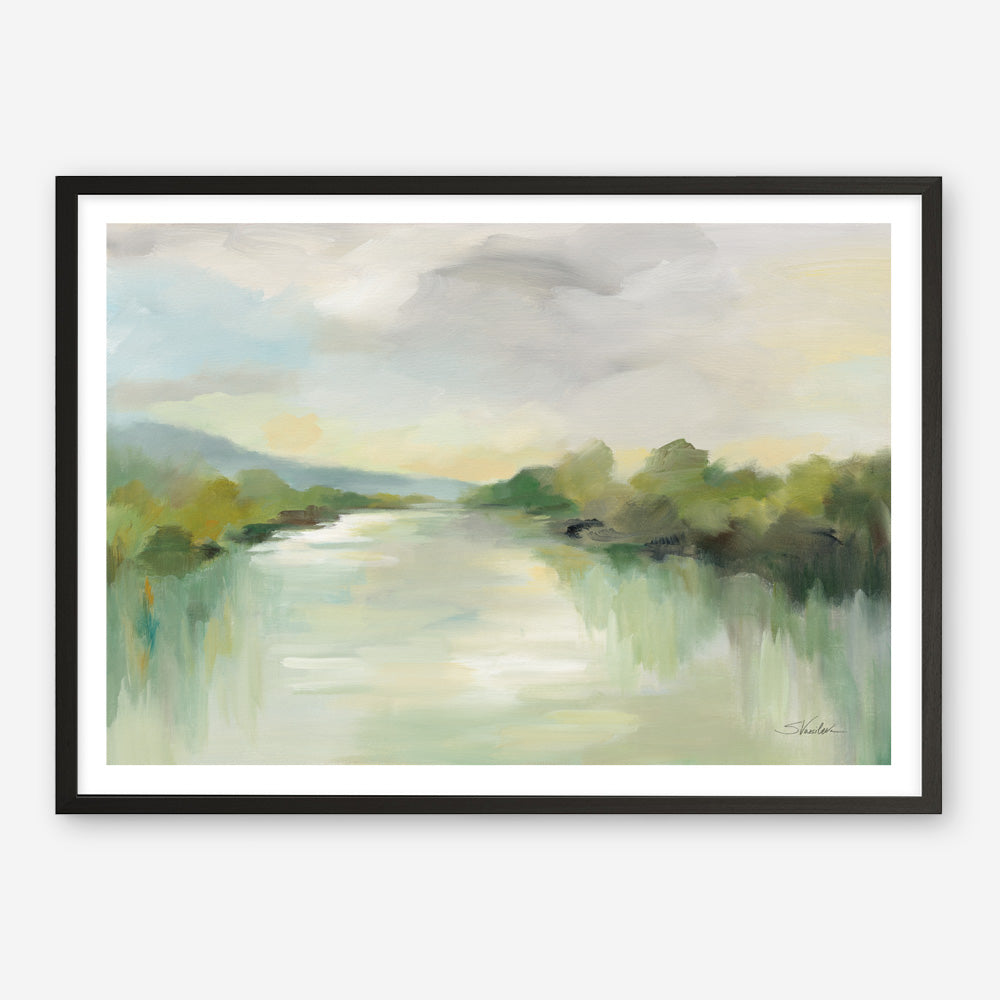 Shop April River Art Print a painted abstract themed wall art print from The Print Emporium wall artwork collection - Buy Australian made fine art painting style poster and framed prints for the home and your interior decor room, TPE-WA-70140-AP