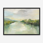 Shop April River Canvas Print a painted style framed canvas wall art print from The Print Emporium artwork collection - Buy Australian made fine art painting style stretched canvas prints for the home and your interior decor space, TPE-WA-70140-CA-35X46-NF