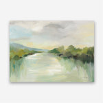 Shop April River Canvas Print a painted style framed canvas wall art print from The Print Emporium artwork collection - Buy Australian made fine art painting style stretched canvas prints for the home and your interior decor space, TPE-WA-70140-CA-35X46-NF