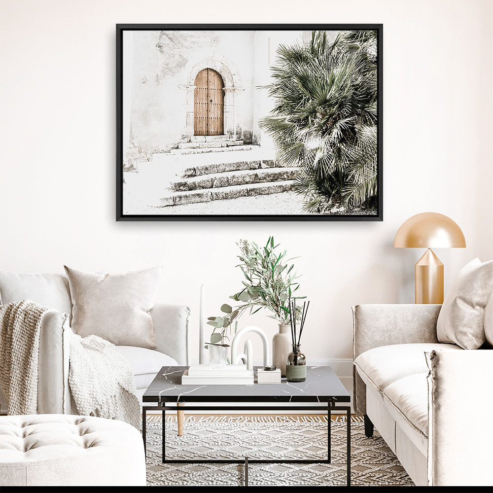 Shop Arched Doorway Photo Canvas Print a coastal themed photography framed stretched canvas print from The Print Emporium wall artwork collection - Buy Australian made prints for the home and your interior decor space, TPE-1083-CA-35X46-NF