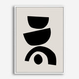 Shop Arched Together Canvas Print a painted abstract themed framed canvas wall art print from The Print Emporium artwork collection - Buy Australian made fine art painting style stretched canvas prints for the home and your interior decor space, TPE-PC-ET081-CA-35X46-NF