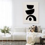 Shop Arched Together Canvas Print a painted abstract themed framed canvas wall art print from The Print Emporium artwork collection - Buy Australian made fine art painting style stretched canvas prints for the home and your interior decor space, TPE-PC-ET081-CA-35X46-NF