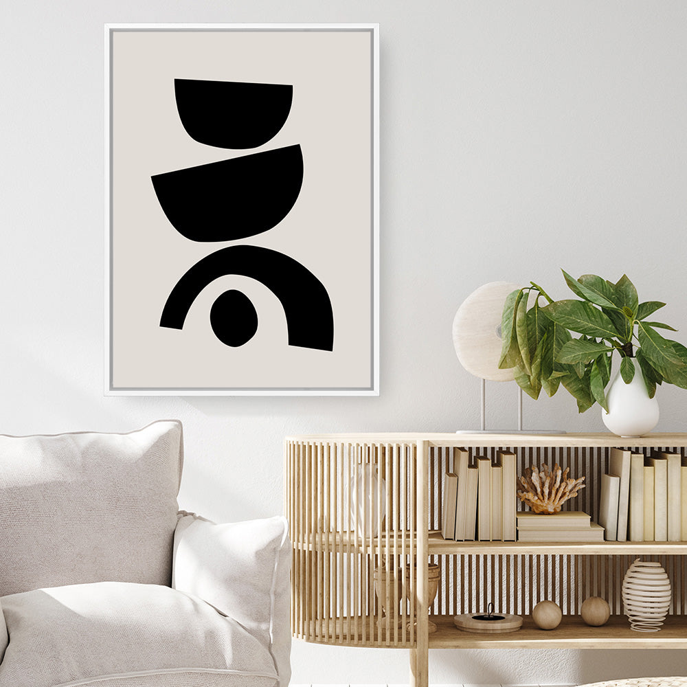 Shop Arched Together Canvas Print a painted abstract themed framed canvas wall art print from The Print Emporium artwork collection - Buy Australian made fine art painting style stretched canvas prints for the home and your interior decor space, TPE-PC-ET081-CA-35X46-NF