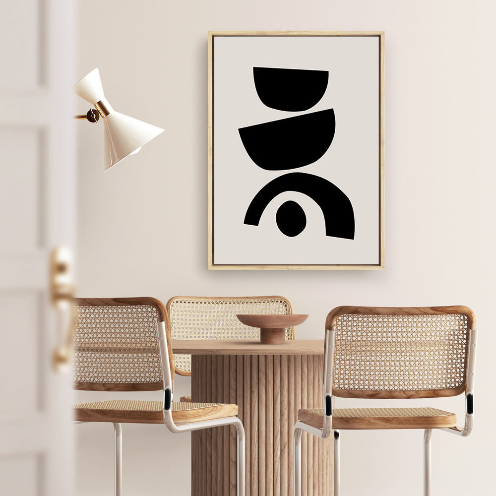 Shop Arched Together Canvas Print a painted abstract themed framed canvas wall art print from The Print Emporium artwork collection - Buy Australian made fine art painting style stretched canvas prints for the home and your interior decor space, TPE-PC-ET081-CA-35X46-NF