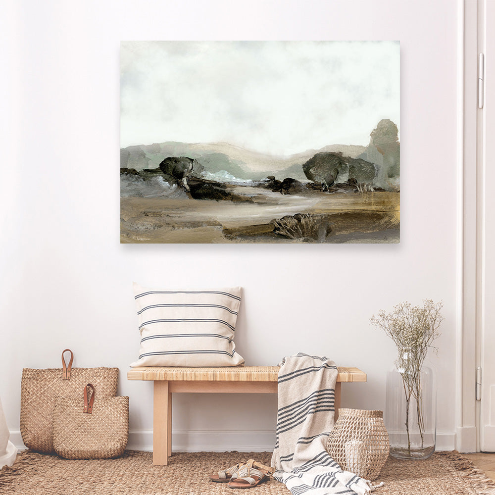 Shop Ash Trees Canvas Print a painted abstract themed framed canvas wall art print from The Print Emporium artwork collection - Buy Australian made fine art painting style stretched canvas prints for the home and your interior decor space, TPE-DH-113-CA-35X46-NF