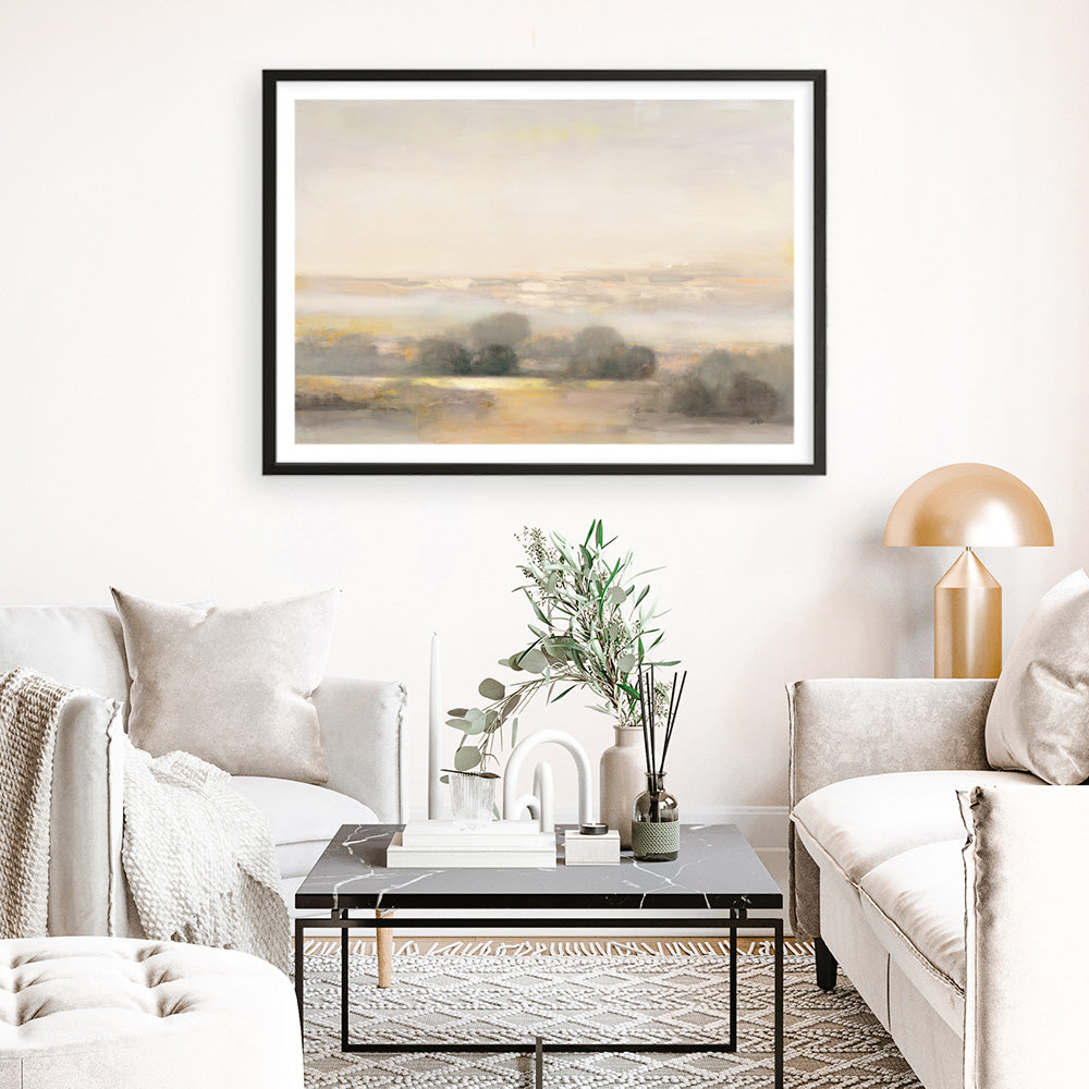 Shop Atmospheric Neutral Art Print a painted abstract themed wall art print from The Print Emporium wall artwork collection - Buy Australian made fine art painting style poster and framed prints for the home and your interior decor room, TPE-WA-74457-AP