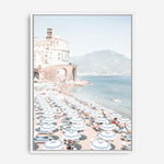 Shop Atrani Photo Canvas Print a coastal themed photography framed stretched canvas print from The Print Emporium wall artwork collection - Buy Australian made prints for the home and your interior decor space, TPE-501-CA-35X46-NF
