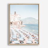 Shop Atrani Photo Canvas Print a coastal themed photography framed stretched canvas print from The Print Emporium wall artwork collection - Buy Australian made prints for the home and your interior decor space, TPE-501-CA-35X46-NF