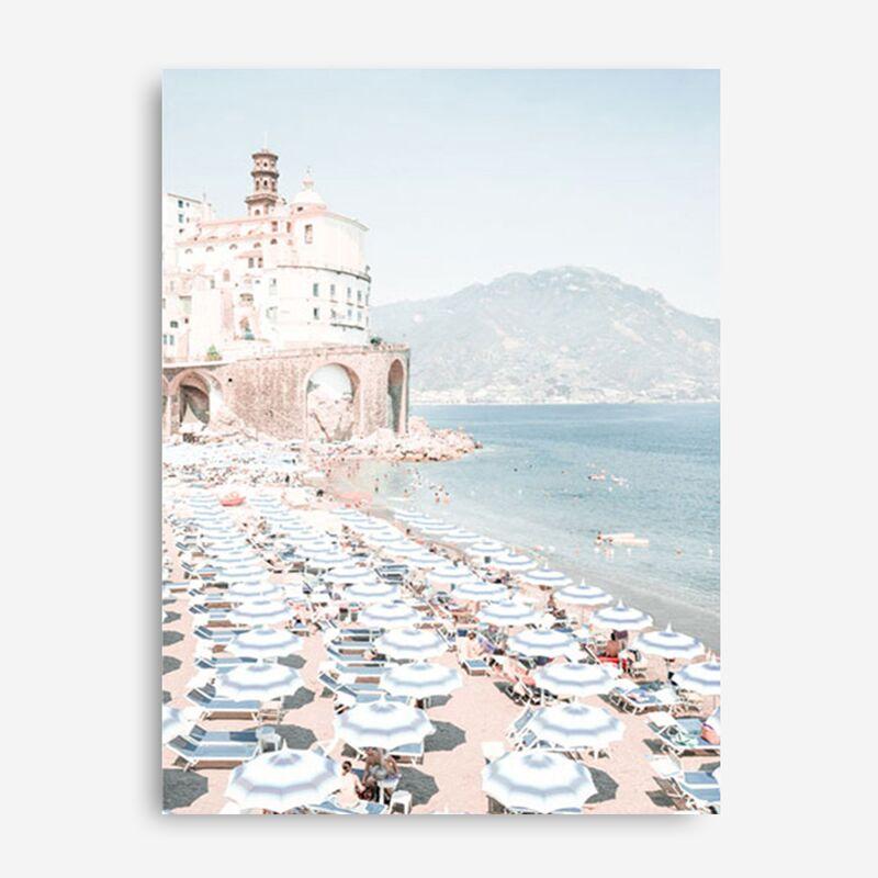 Shop Atrani Photo Canvas Print a coastal themed photography framed stretched canvas print from The Print Emporium wall artwork collection - Buy Australian made prints for the home and your interior decor space, TPE-501-CA-35X46-NF