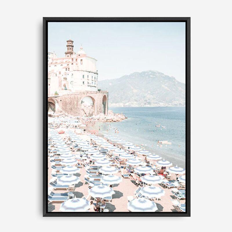Shop Atrani Photo Canvas Print a coastal themed photography framed stretched canvas print from The Print Emporium wall artwork collection - Buy Australian made prints for the home and your interior decor space, TPE-501-CA-35X46-NF
