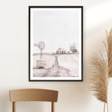 Shop Australian Farm I Art Print a painted style wall art print from The Print Emporium wall artwork collection - Buy Australian made fine art painting style poster and framed prints for the home and your interior decor room, TPE-929-AP