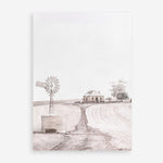 Shop Australian Farm I Art Print a painted style wall art print from The Print Emporium wall artwork collection - Buy Australian made fine art painting style poster and framed prints for the home and your interior decor room, TPE-929-AP