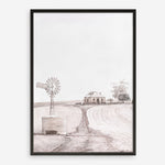 Shop Australian Farm I Art Print a painted style wall art print from The Print Emporium wall artwork collection - Buy Australian made fine art painting style poster and framed prints for the home and your interior decor room, TPE-929-AP