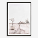 Shop Australian Farm I Art Print a painted style wall art print from The Print Emporium wall artwork collection - Buy Australian made fine art painting style poster and framed prints for the home and your interior decor room, TPE-929-AP
