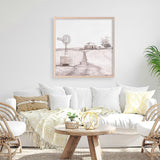 Shop Australian Farm I (Square) Art Print a painted style wall art print from The Print Emporium wall artwork collection - Buy Australian made fine art painting style poster and framed prints for the home and your interior decor room, TPE-924-AP