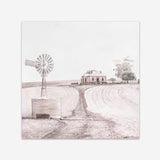 Shop Australian Farm I (Square) Art Print a painted style wall art print from The Print Emporium wall artwork collection - Buy Australian made fine art painting style poster and framed prints for the home and your interior decor room, TPE-924-AP
