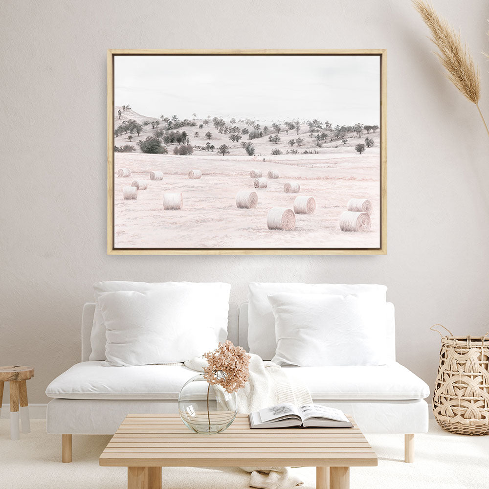 Shop Australian Farm II Canvas Print a painted style framed canvas wall art print from The Print Emporium artwork collection - Buy Australian made fine art painting style stretched canvas prints for the home and your interior decor space, TPE-927-CA-35X46-NF