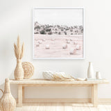 Shop Australian Farm II (Square) Art Print a painted style wall art print from The Print Emporium wall artwork collection - Buy Australian made fine art painting style poster and framed prints for the home and your interior decor room, TPE-928-AP