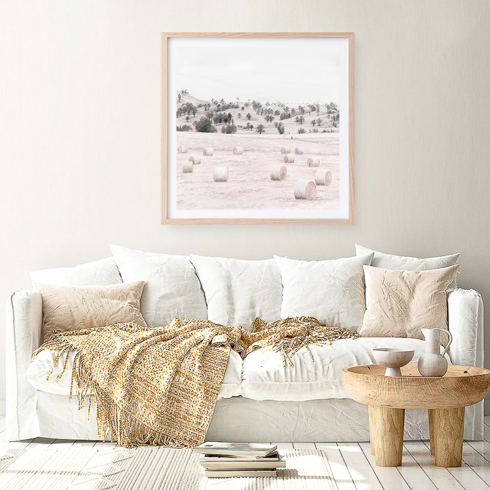 Shop Australian Farm II (Square) Art Print a painted style wall art print from The Print Emporium wall artwork collection - Buy Australian made fine art painting style poster and framed prints for the home and your interior decor room, TPE-928-AP