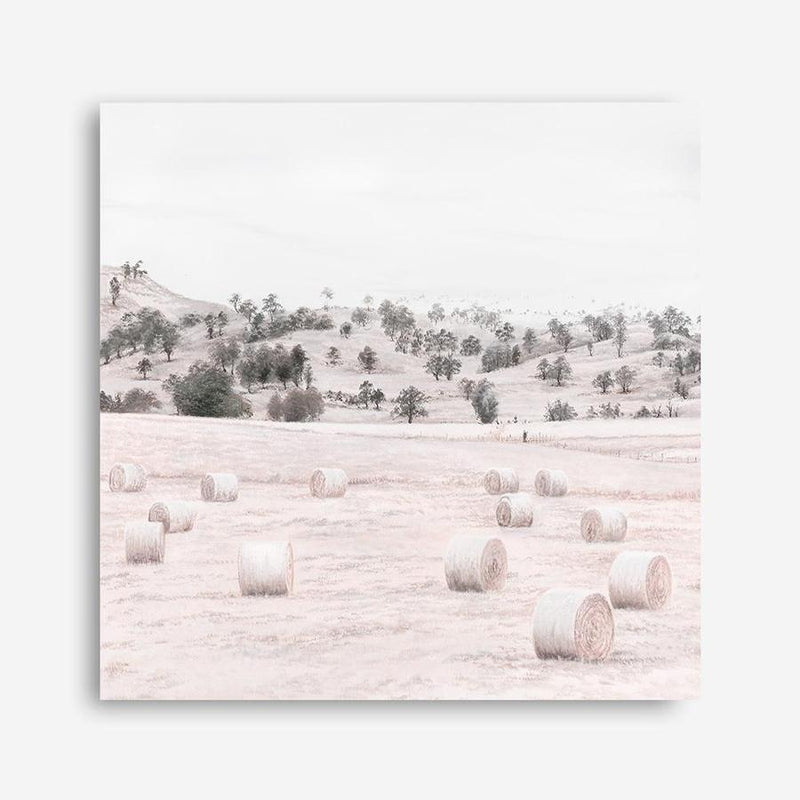 Shop Australian Farm II (Square) Canvas Print a painted style framed canvas wall art print from The Print Emporium artwork collection - Buy Australian made fine art painting style stretched canvas prints for the home and your interior decor space, TPE-928-CA-40X40-NF