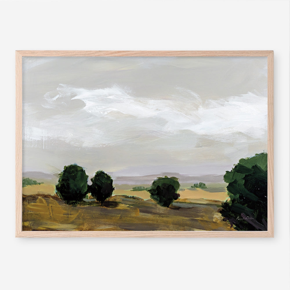 Shop Autumn Fields Art Print a painted abstract themed wall art print from The Print Emporium wall artwork collection - Buy Australian made fine art painting style poster and framed prints for the home and your interior decor room, TPE-WA-70223-AP