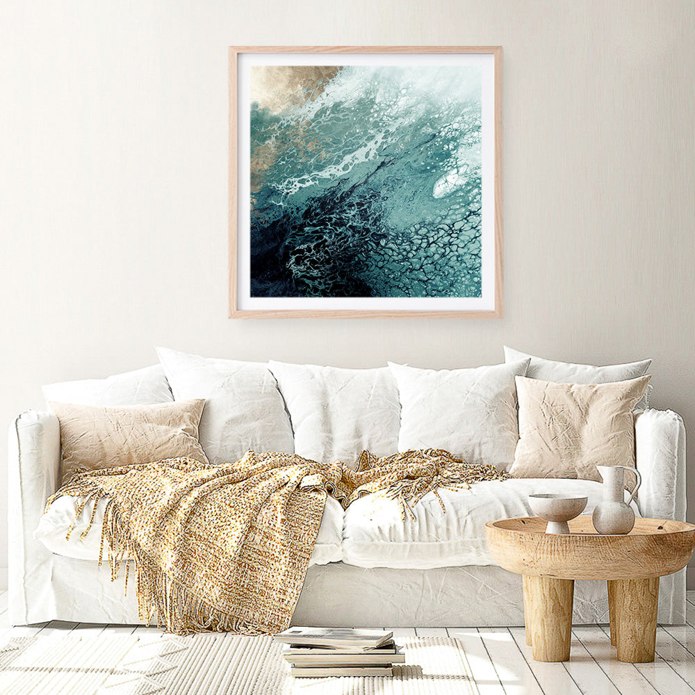 Shop Aveta (Square) Art Print a painted abstract themed wall art print from The Print Emporium wall artwork collection - Buy Australian made fine art painting style poster and framed prints for the home and your interior decor room, TPE-PC-HB008-AP
