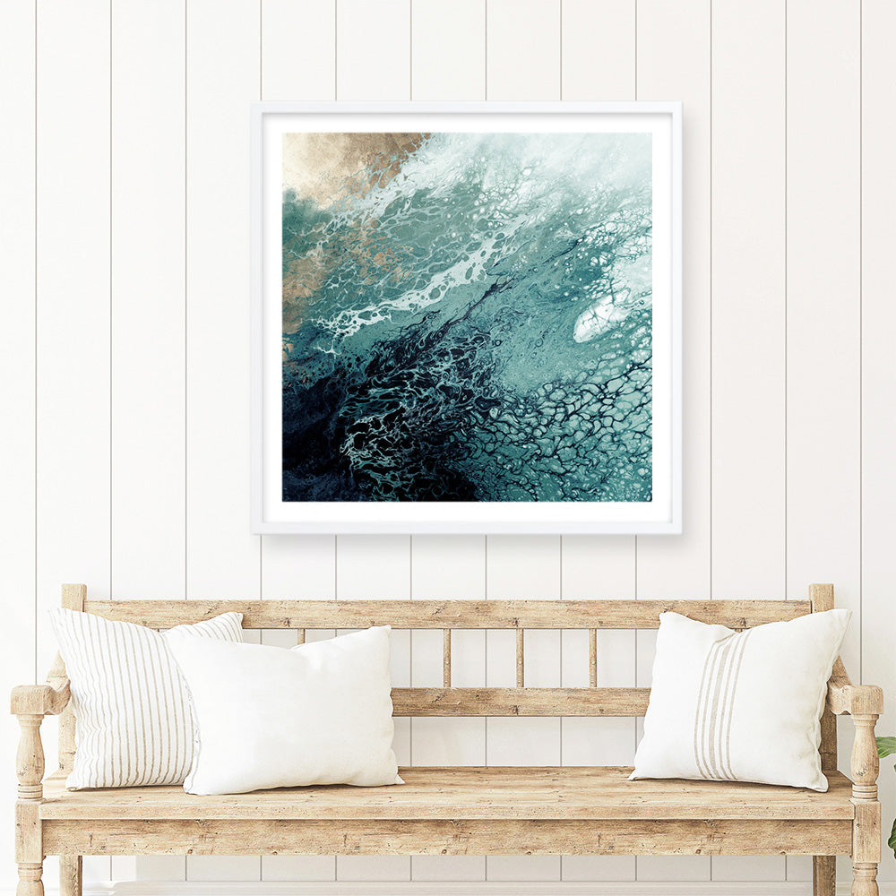 Shop Aveta (Square) Art Print a painted abstract themed wall art print from The Print Emporium wall artwork collection - Buy Australian made fine art painting style poster and framed prints for the home and your interior decor room, TPE-PC-HB008-AP