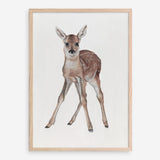 Shop Baby Deer Art Print a painted adorable baby nursery animal themed wall art print from The Print Emporium wall artwork collection - Buy Australian made fine art painting style poster and framed prints for the home and your interior decor room, TPE-200-AP