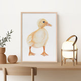 Shop Baby Duckling Art Print a painted adorable baby nursery animal themed wall art print from The Print Emporium wall artwork collection - Buy Australian made fine art painting style poster and framed prints for the home and your interior decor room, TPE-254-AP