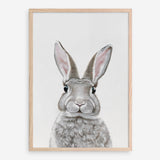 Shop Baby Rabbit III Art Print a painted adorable baby nursery animal themed wall art print from The Print Emporium wall artwork collection - Buy Australian made fine art painting style poster and framed prints for the home and your interior decor room, TPE-256-AP