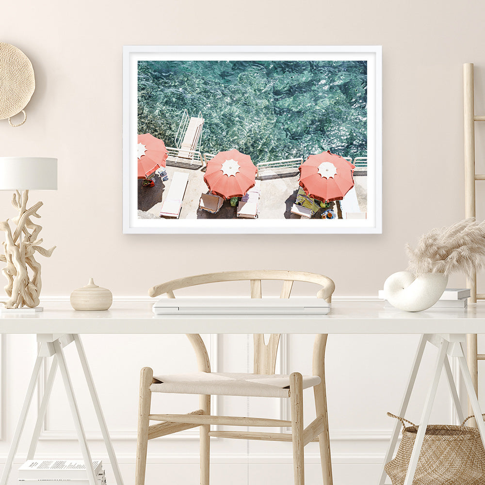 Shop Bagno Marino Archi From Above Photo Art Print a coastal themed photography wall art print from The Print Emporium wall artwork collection - Buy Australian made fine art poster and framed prints for the home and your interior decor, TPE-1219-AP