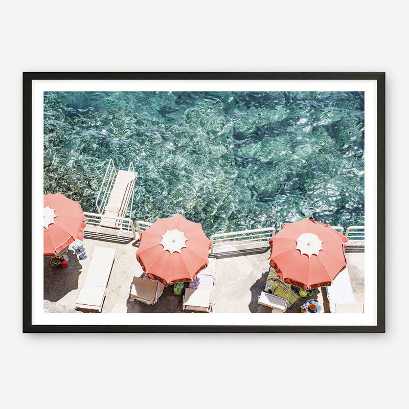 Shop Bagno Marino Archi From Above Photo Art Print a coastal themed photography wall art print from The Print Emporium wall artwork collection - Buy Australian made fine art poster and framed prints for the home and your interior decor, TPE-1219-AP