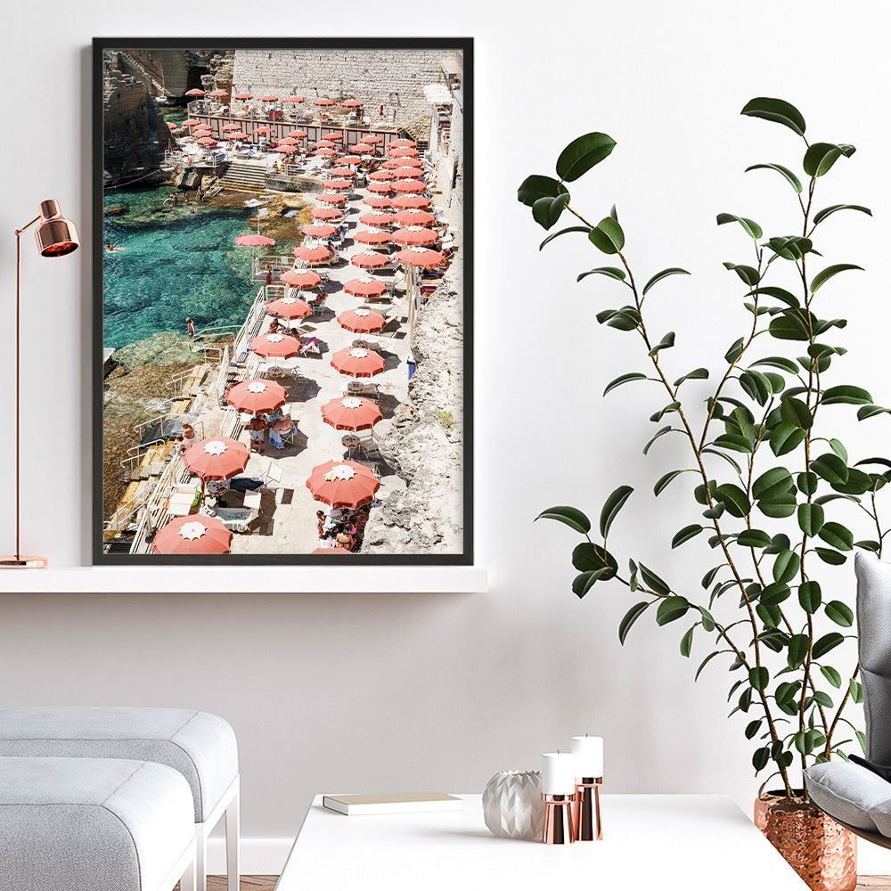 Shop Bagno Marino Archi I Photo Art Print a coastal themed photography wall art print from The Print Emporium wall artwork collection - Buy Australian made fine art poster and framed prints for the home and your interior decor, TPE-1209-AP