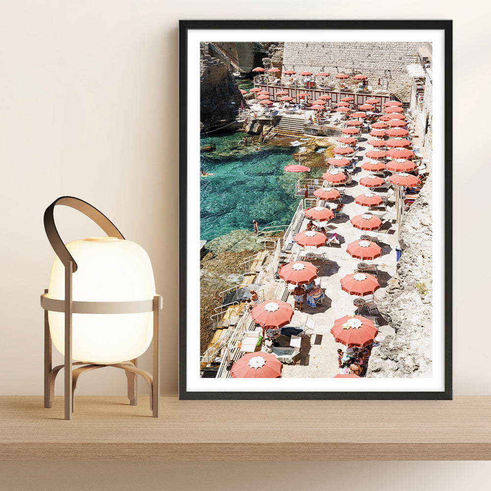 Shop Bagno Marino Archi I Photo Art Print a coastal themed photography wall art print from The Print Emporium wall artwork collection - Buy Australian made fine art poster and framed prints for the home and your interior decor, TPE-1209-AP