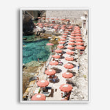 Shop Bagno Marino Archi I Photo Canvas Print a coastal themed photography framed stretched canvas print from The Print Emporium wall artwork collection - Buy Australian made prints for the home and your interior decor space, TPE-1209-CA-35X46-NF