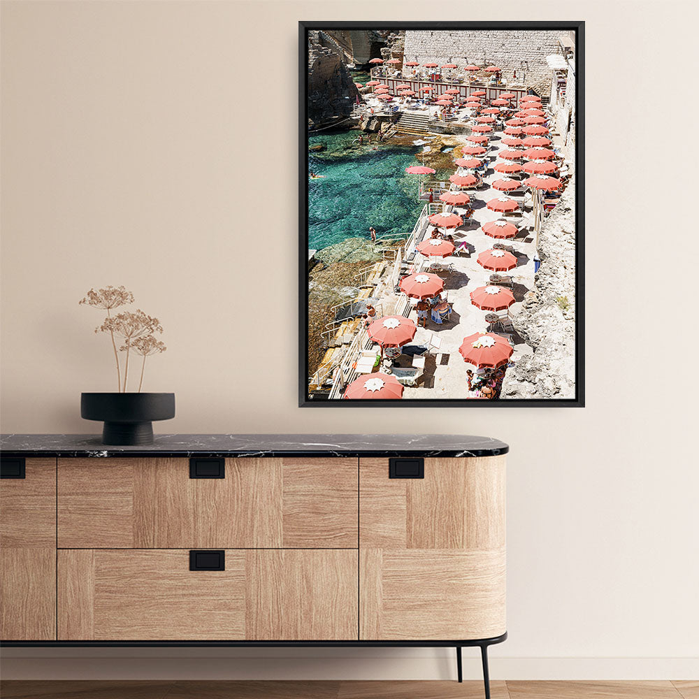 Shop Bagno Marino Archi I Photo Canvas Print a coastal themed photography framed stretched canvas print from The Print Emporium wall artwork collection - Buy Australian made prints for the home and your interior decor space, TPE-1209-CA-35X46-NF