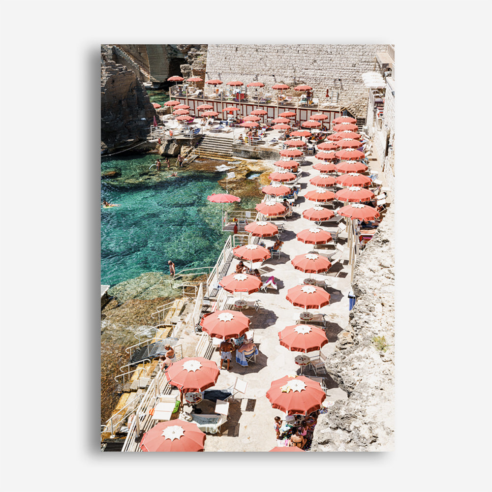 Shop Bagno Marino Archi I Photo Canvas Print a coastal themed photography framed stretched canvas print from The Print Emporium wall artwork collection - Buy Australian made prints for the home and your interior decor space, TPE-1209-CA-35X46-NF