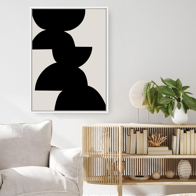 Shop Balance Together Canvas Print a painted abstract themed framed canvas wall art print from The Print Emporium artwork collection - Buy Australian made fine art painting style stretched canvas prints for the home and your interior decor space, TPE-PC-ET080-CA-35X46-NF