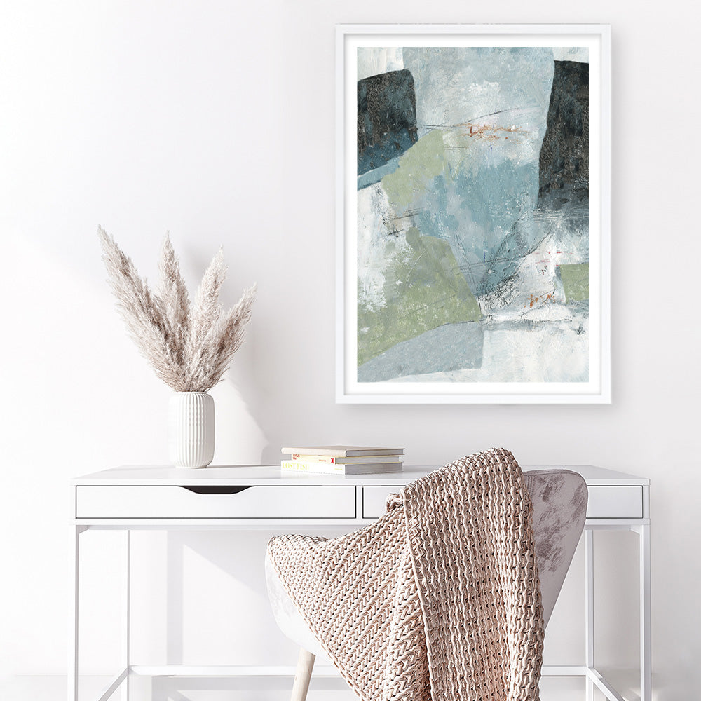 Shop Balanced Neutral I Art Print a painted abstract themed wall art print from The Print Emporium wall artwork collection - Buy Australian made fine art painting style poster and framed prints for the home and your interior decor room, TPE-PC-PG376-AP