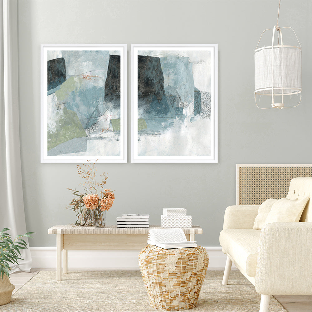 Shop Balanced Neutral I Art Print a painted abstract themed wall art print from The Print Emporium wall artwork collection - Buy Australian made fine art painting style poster and framed prints for the home and your interior decor room, TPE-PC-PG376-AP