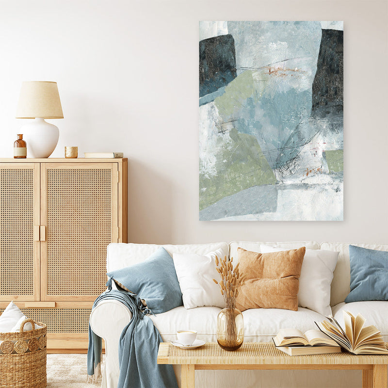 Shop Balanced Neutral I Canvas Print a painted abstract themed framed canvas wall art print from The Print Emporium artwork collection - Buy Australian made fine art painting style stretched canvas prints for the home and your interior decor space, TPE-PC-PG376-CA-35X46-NF
