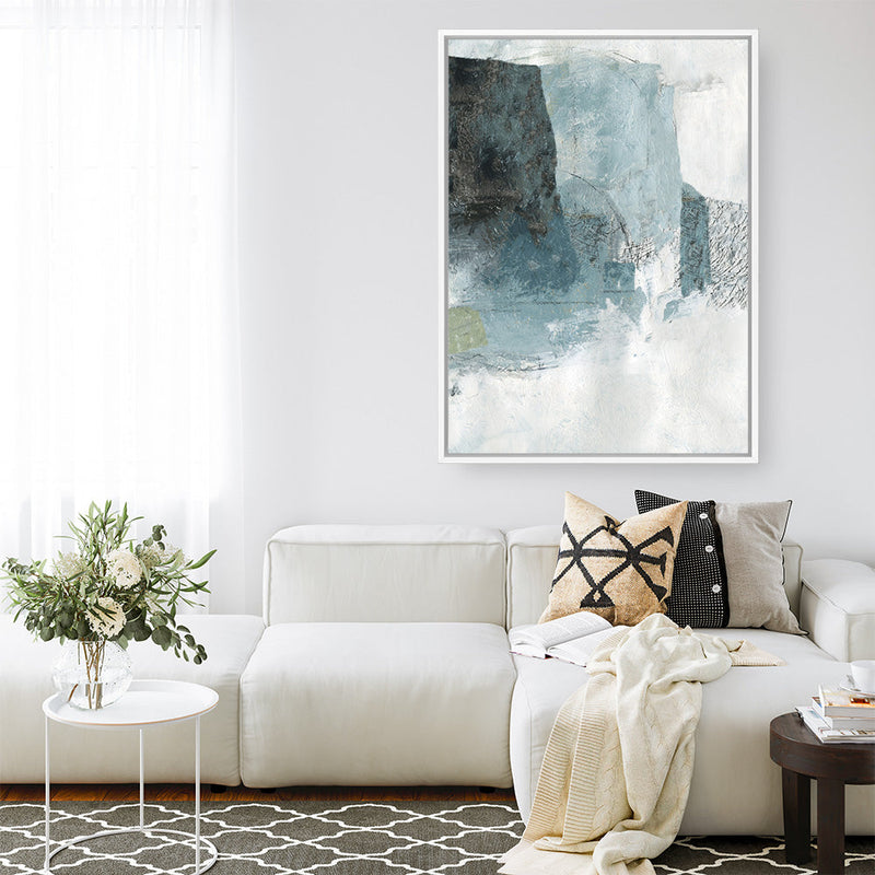 Shop Balanced Neutral II Canvas Print a painted abstract themed framed canvas wall art print from The Print Emporium artwork collection - Buy Australian made fine art painting style stretched canvas prints for the home and your interior decor space, TPE-PC-PG377-CA-35X46-NF