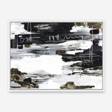 Shop Balancing Blue Canvas Print a painted abstract themed framed canvas wall art print from The Print Emporium artwork collection - Buy Australian made fine art painting style stretched canvas prints for the home and your interior decor space, TPE-PC-LE175-CA-35X46-NF