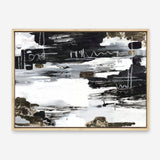 Shop Balancing Blue Canvas Print a painted abstract themed framed canvas wall art print from The Print Emporium artwork collection - Buy Australian made fine art painting style stretched canvas prints for the home and your interior decor space, TPE-PC-LE175-CA-35X46-NF