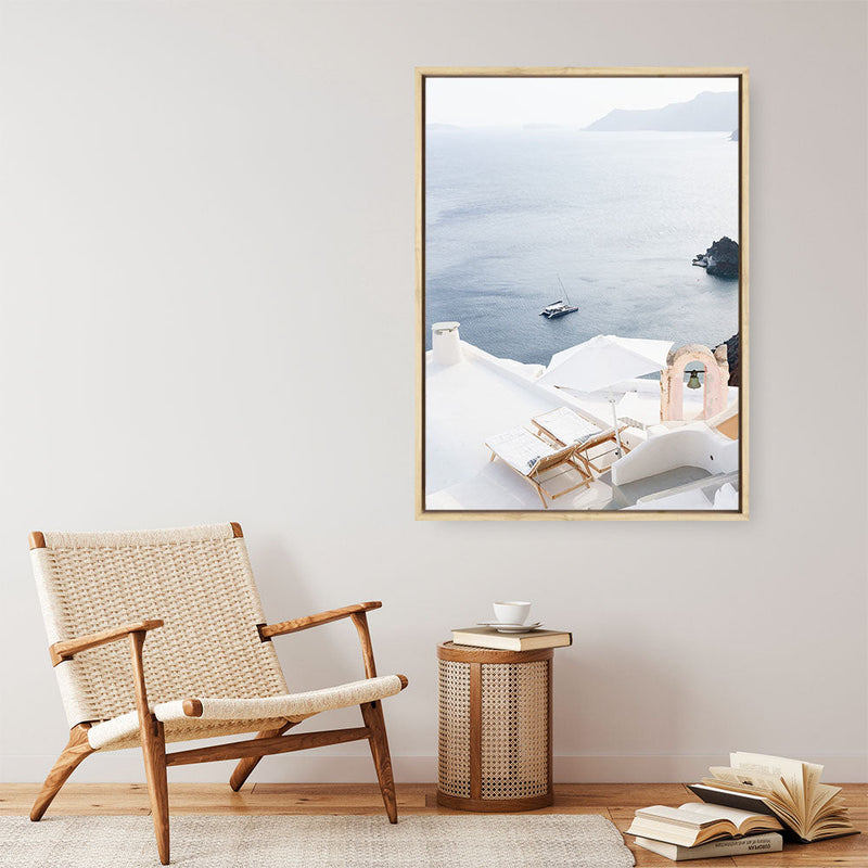 Shop Balcony With A View Photo Canvas Print a coastal themed photography framed stretched canvas print from The Print Emporium wall artwork collection - Buy Australian made prints for the home and your interior decor space, TPE-1349-CA-35X46-NF