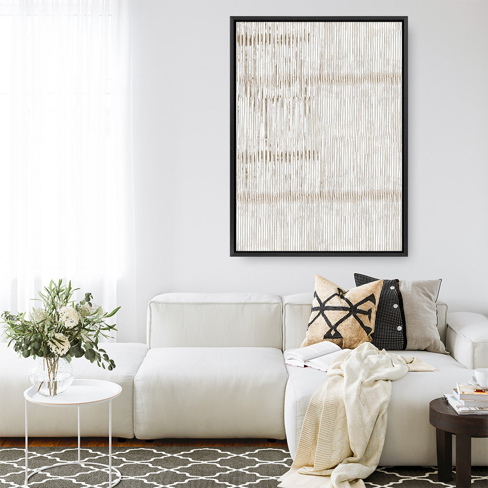 Shop Bamboo Passing I Canvas Print a painted abstract themed framed canvas wall art print from The Print Emporium artwork collection - Buy Australian made fine art painting style stretched canvas prints for the home and your interior decor space, TPE-PC-RF427-CA-35X46-NF